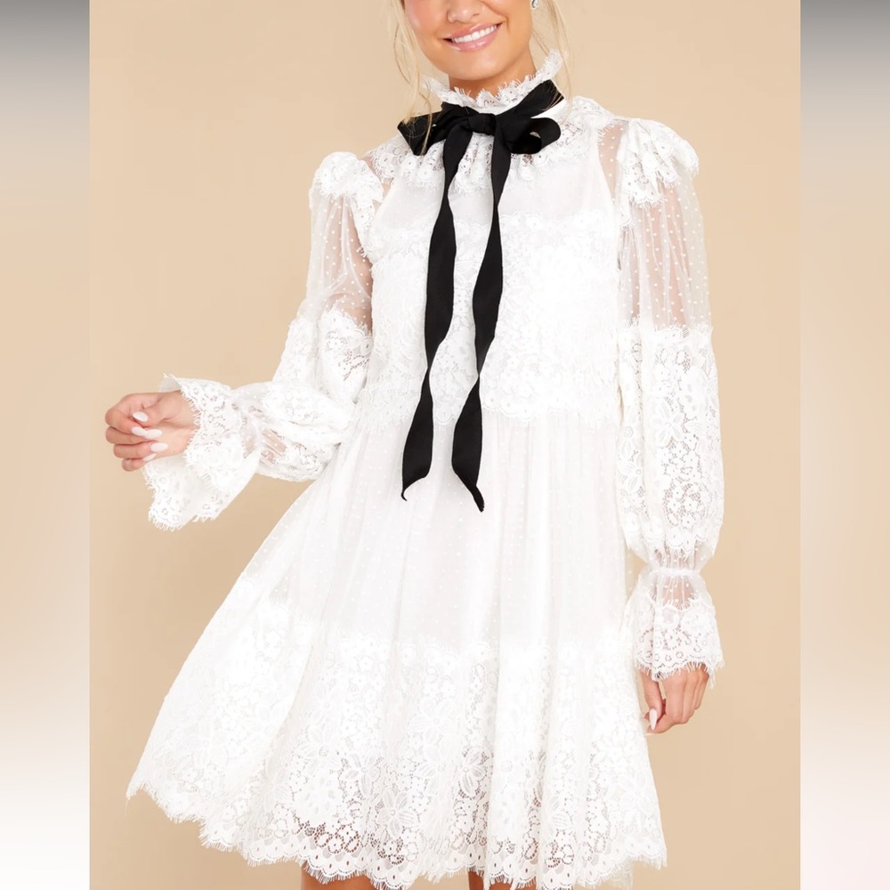 INA White Lace Dress BRAND NEW
